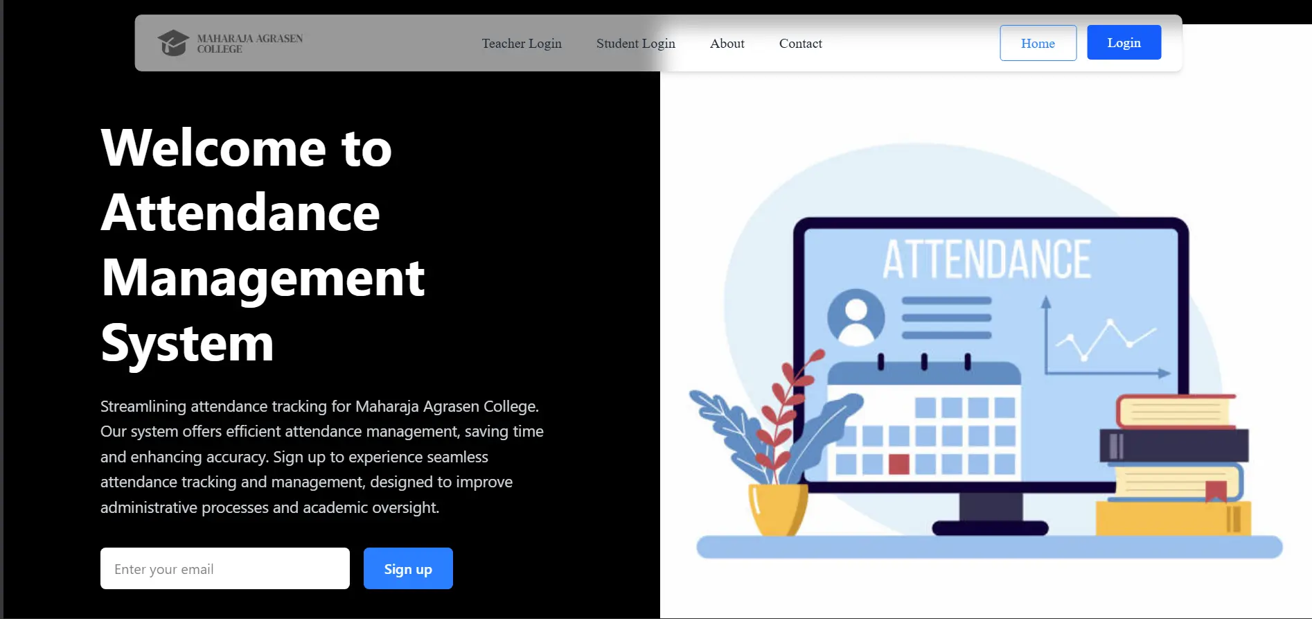 Attendance Manager project preview image Attendance Manager – project preview screenshot